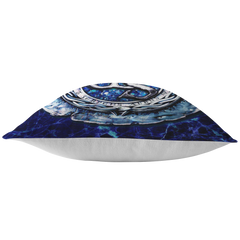 Blue Medallion Pillow