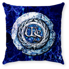 Blue Medallion Pillow