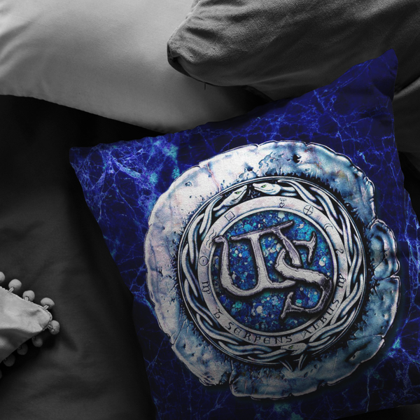 Blue Medallion Pillow